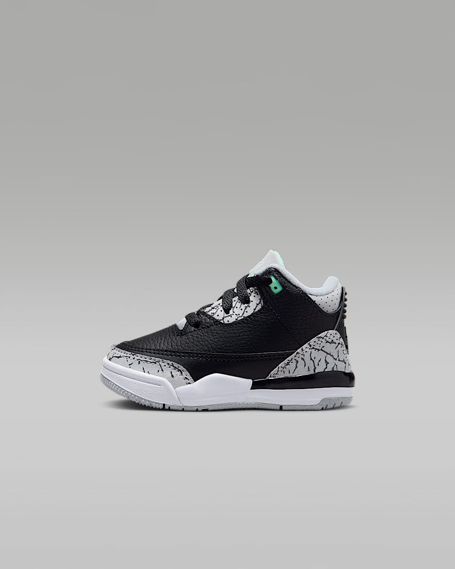 Jordan 3 blanco con negro hotsell
